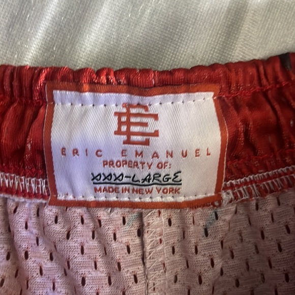 Eric Emmanuel red bape shorts - Picture 3 of 3